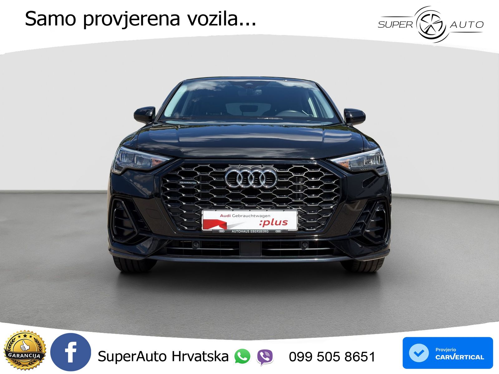 Audi Q3 Sportback 40 TDI (200 KS) quattro S tronic S line LED+GR SJED+ACC