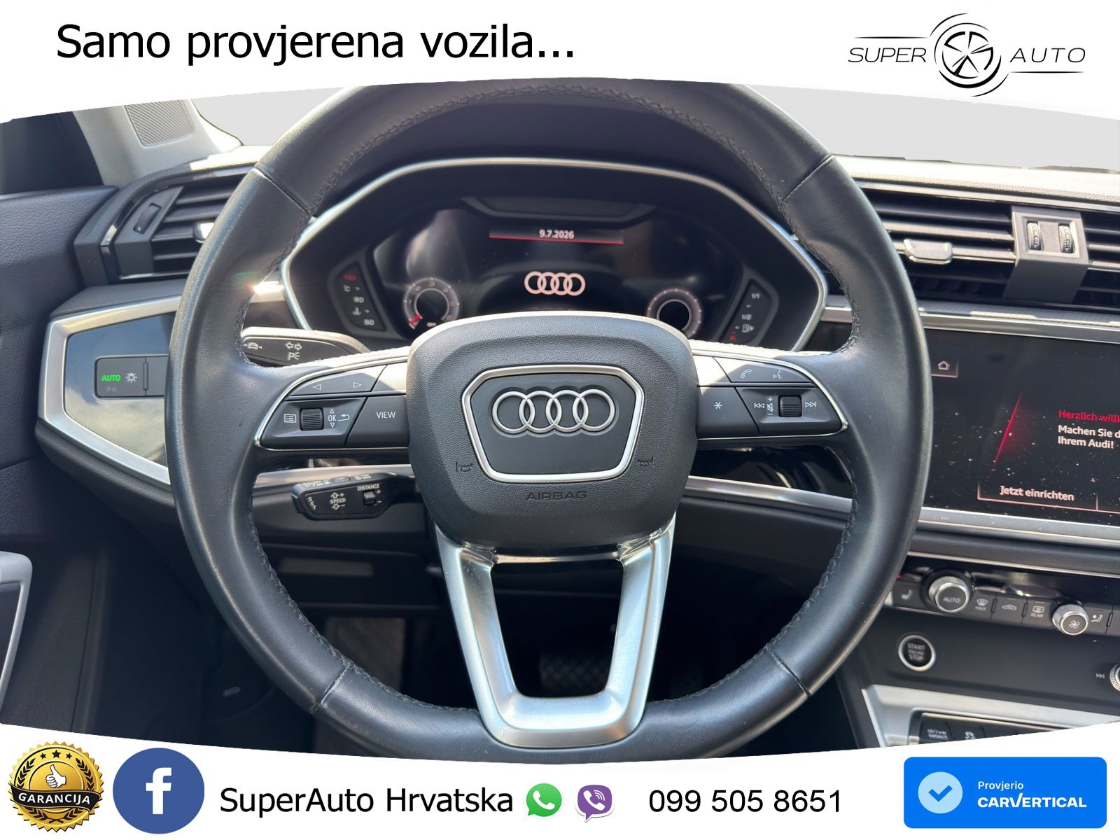 Audi Q3 Sportback 40 TDI (200 KS) quattro S tronic S line LED+GR SJED+ACC