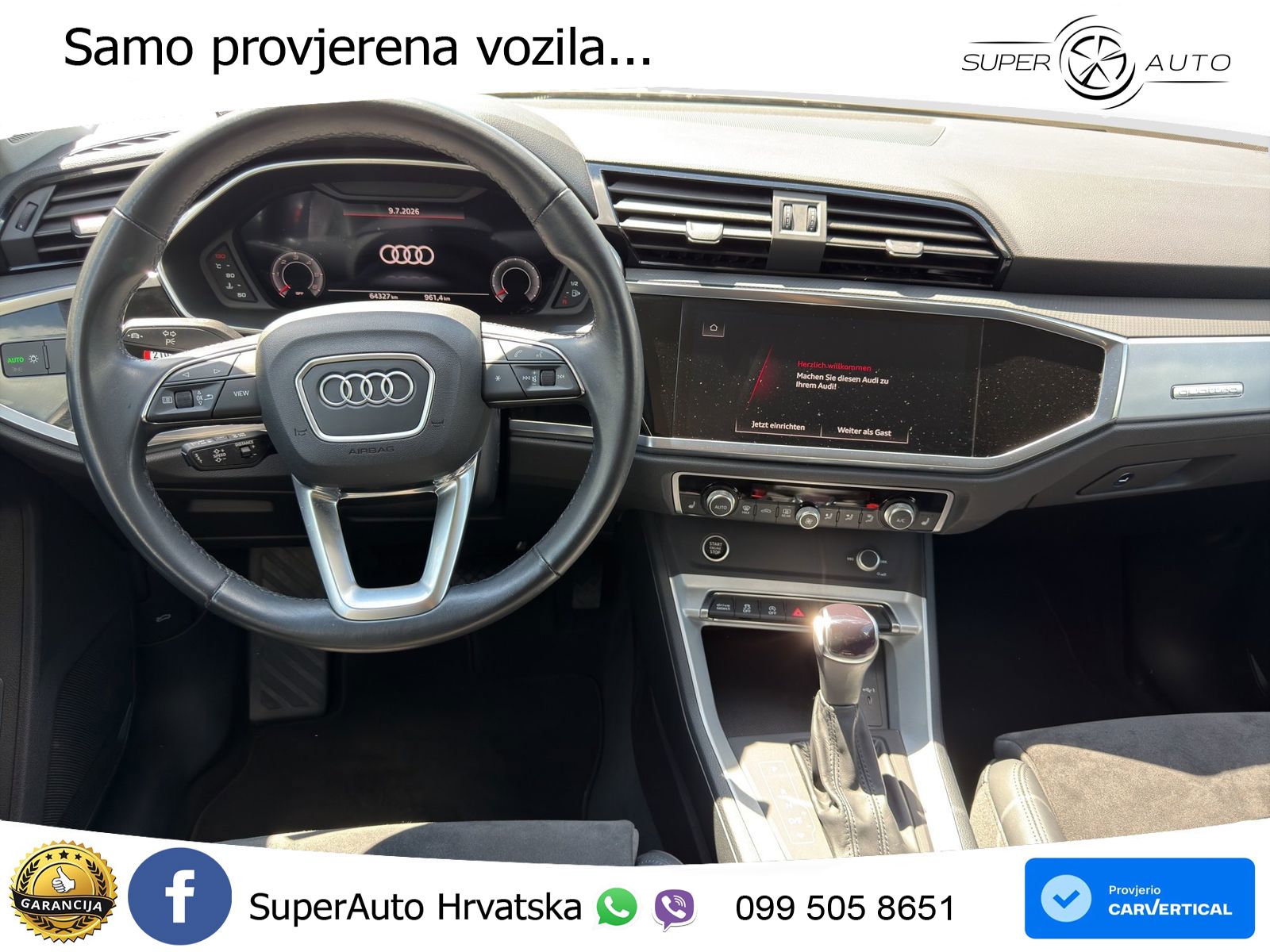Audi Q3 Sportback 40 TDI (200 KS) quattro S tronic S line LED+GR SJED+ACC