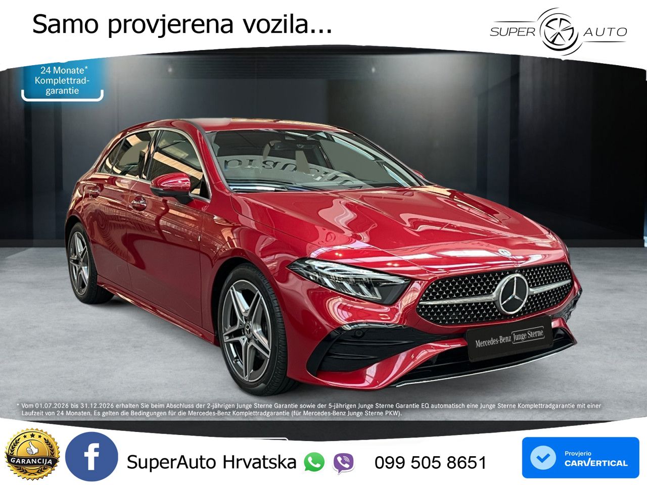 Mercedes-Benz A 200 7G-DCT AMG LED+GR SJED+ACC