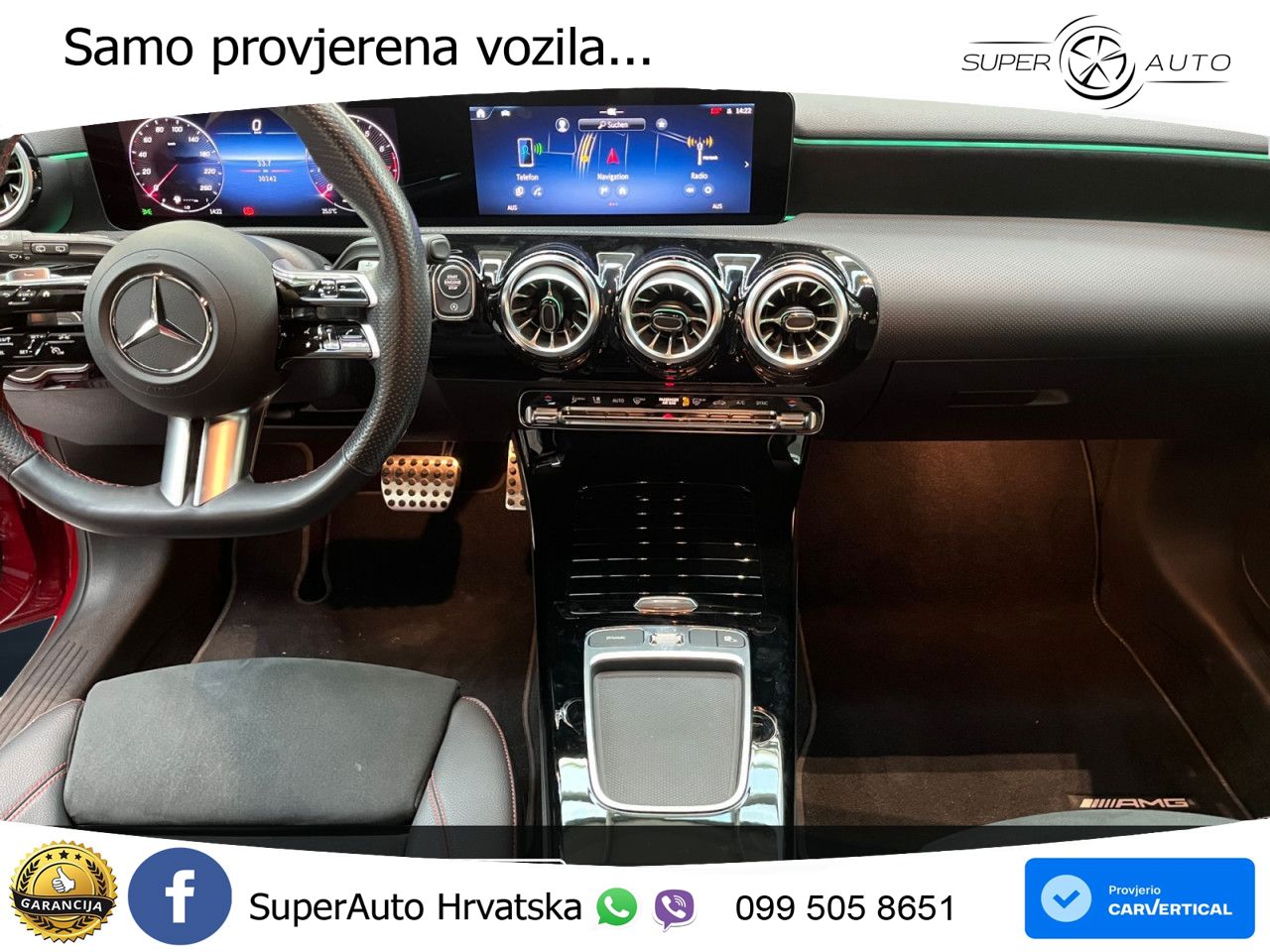 Mercedes-Benz A 200 7G-DCT AMG LED+GR SJED+ACC