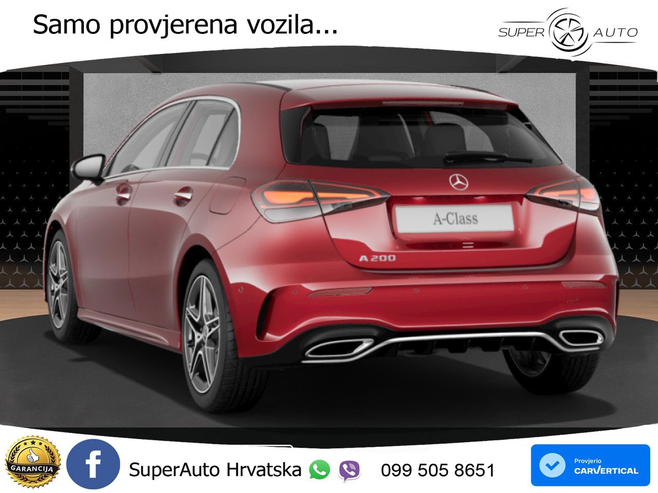 Mercedes-Benz A 200 7G-DCT AMG LED+GR SJED+ACC