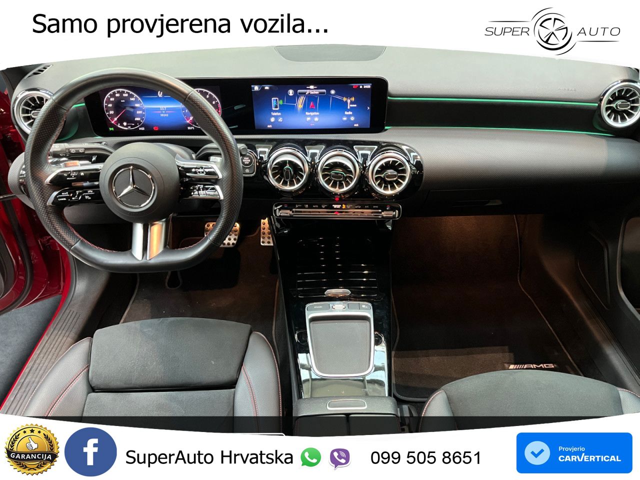 Mercedes-Benz A 200 7G-DCT AMG LED+GR SJED+ACC