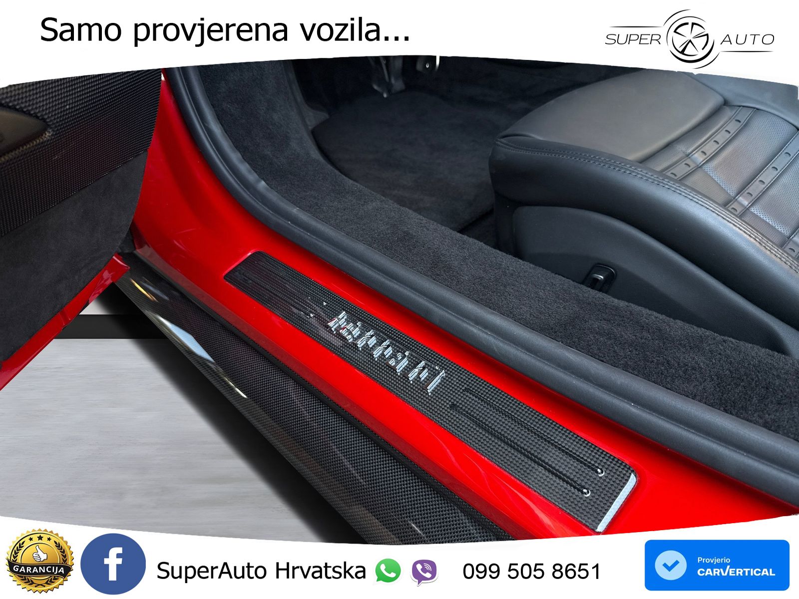 Ferrari 296 GTS 3.0 V6 (830 KS) F1 DCT LED+GR SJED+ACC