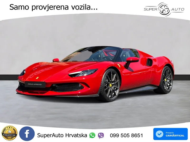 Ferrari 296 GTS 3.0 V6 (830 KS) F1 DCT LED+GR SJED+ACC
