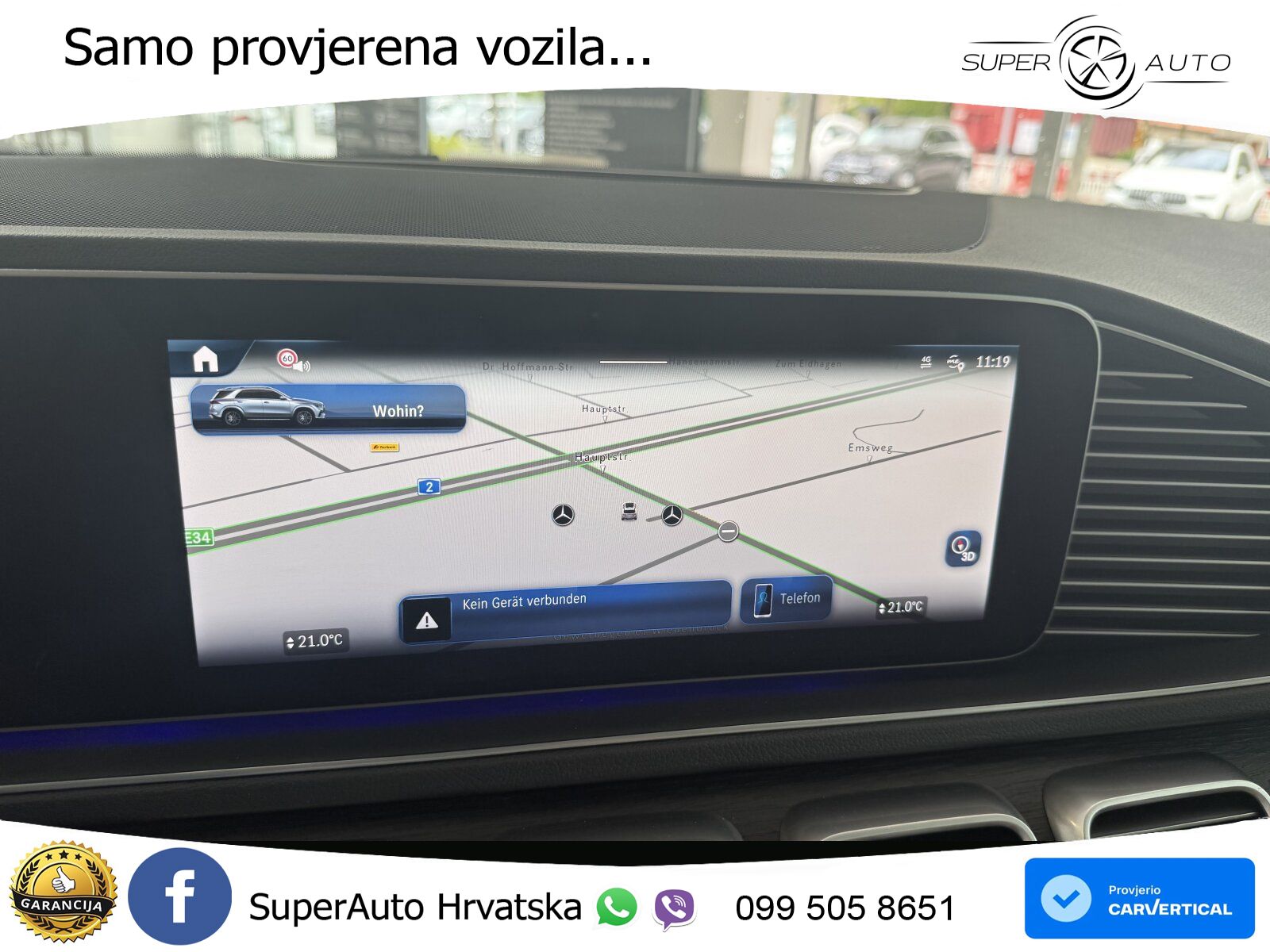 Mercedes GLE 350de (333 KS) 4MATIC 9G-TRONIC AMG ZRAČNI+ACC+GR SJED+KAM+PANO
