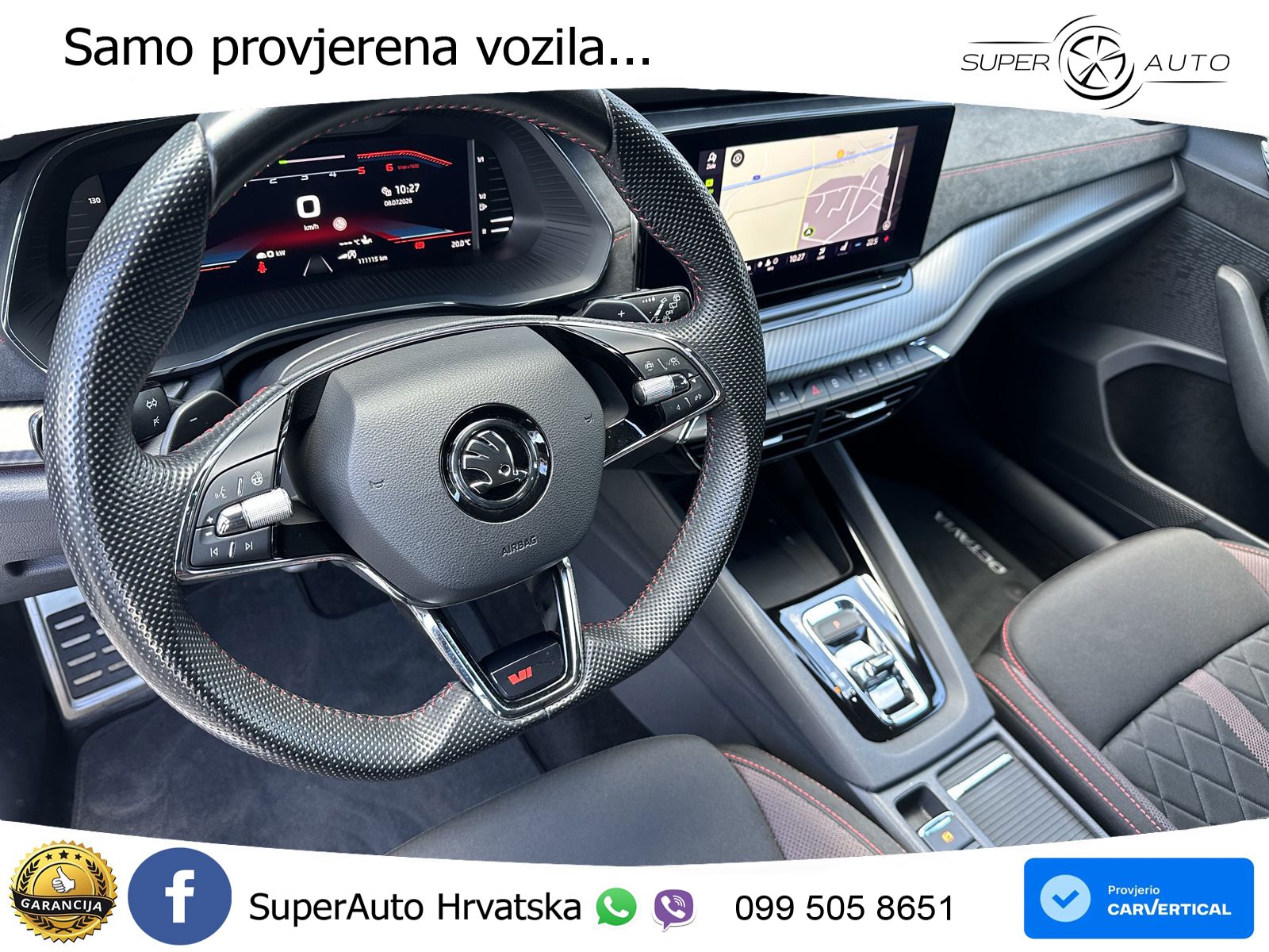 Škoda Octavia Combi RS 2.0 TDI (200 KS) DSG LED+GR SJED+ACC