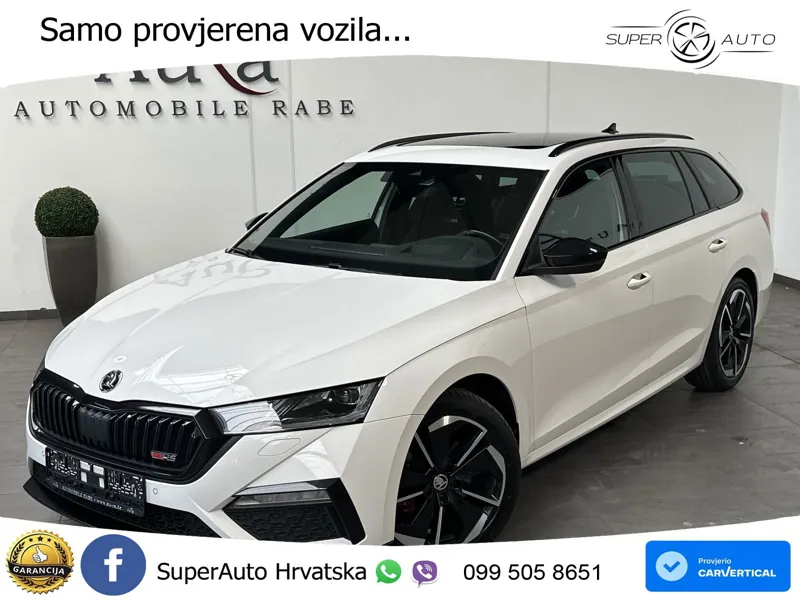 Škoda Octavia Combi RS 2.0 TDI (200 KS) DSG LED+GR SJED+ACC