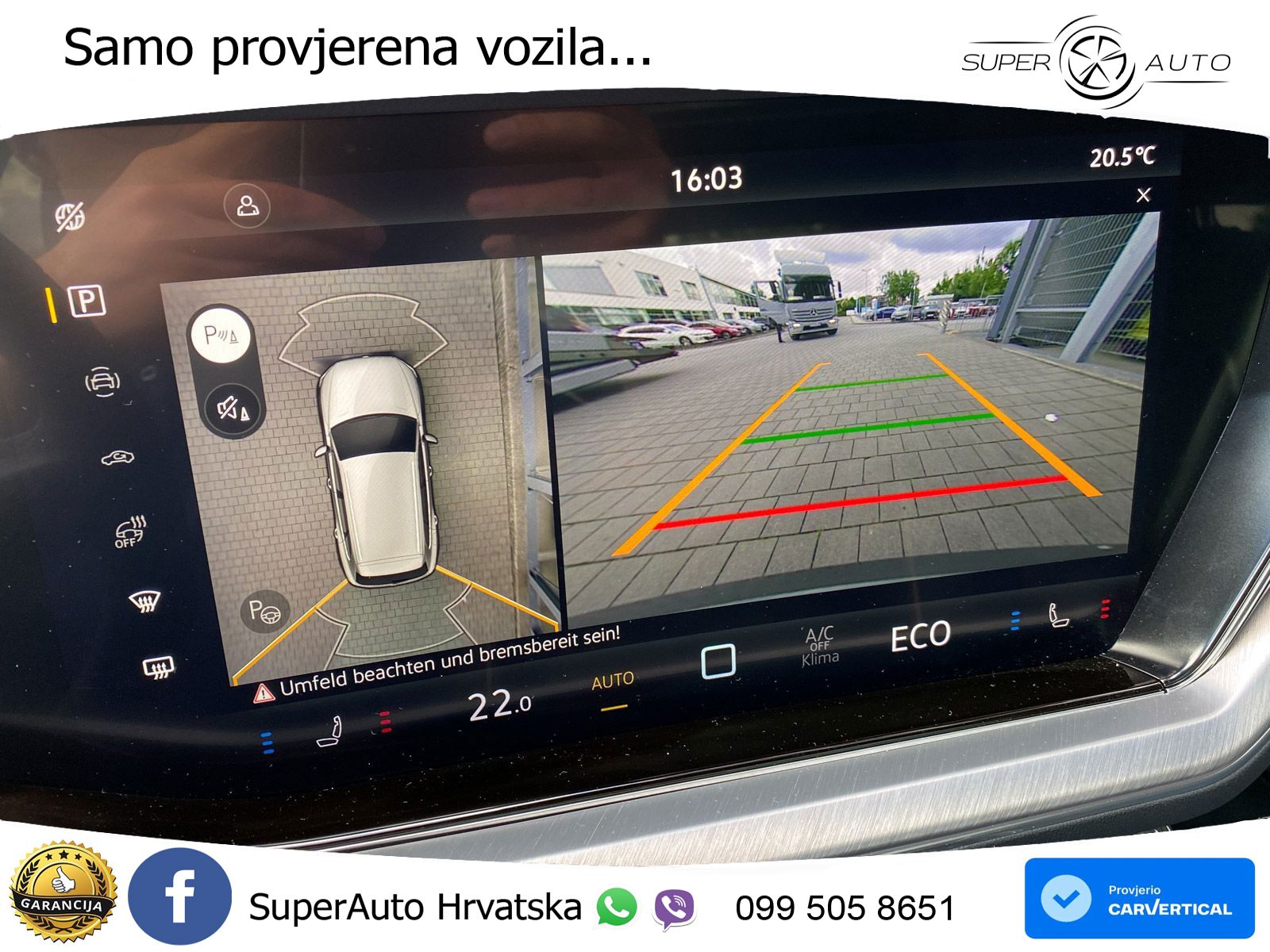 Volkswagen Touareg 3.0 V6 TDI (286 KS) 4MOTION Tiptronic ZRAČNI+ACC+GR SJED+KAM+PANO