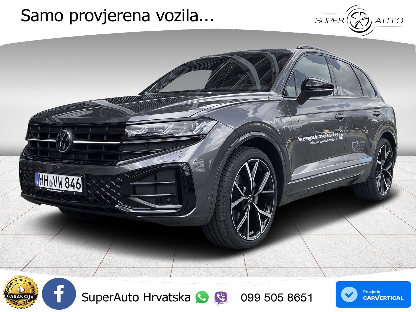 Volkswagen Touareg 3.0 V6 TDI (286 KS) 4MOTION Tiptronic ZRAČNI+ACC+GR SJED+KAM+PANO