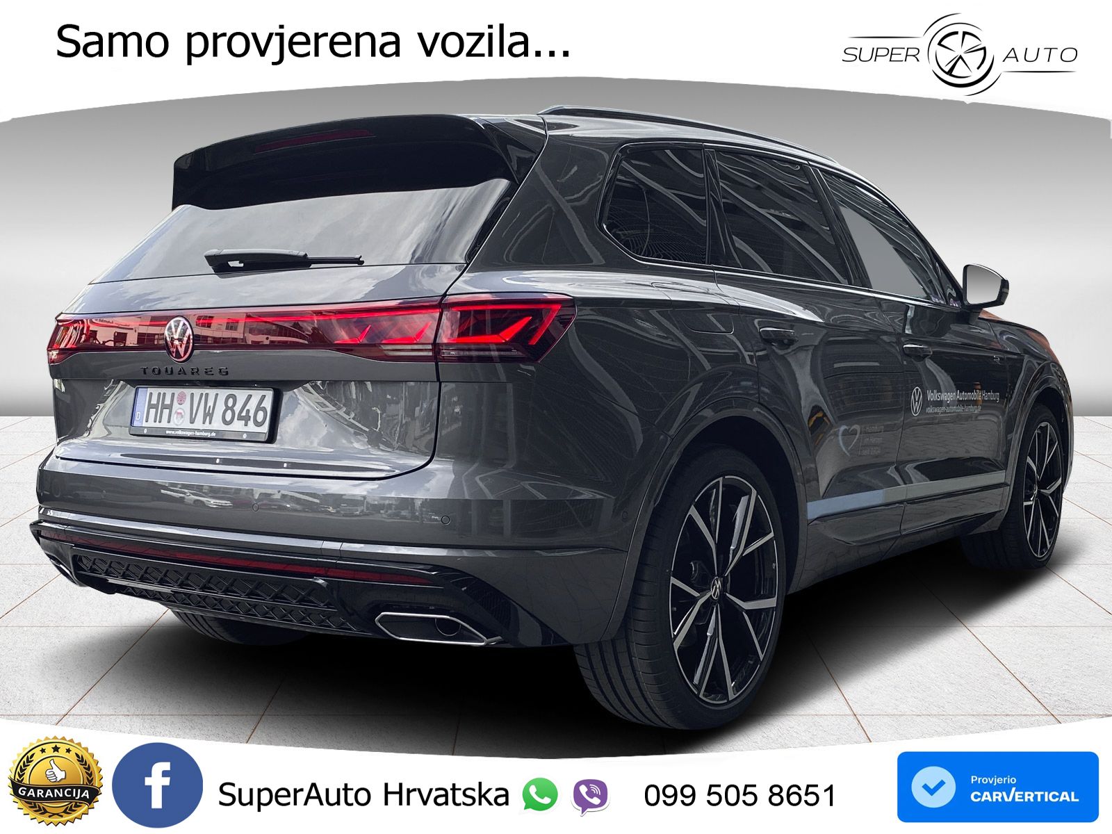 Volkswagen Touareg 3.0 V6 TDI (286 KS) 4MOTION Tiptronic ZRAČNI+ACC+GR SJED+KAM+PANO
