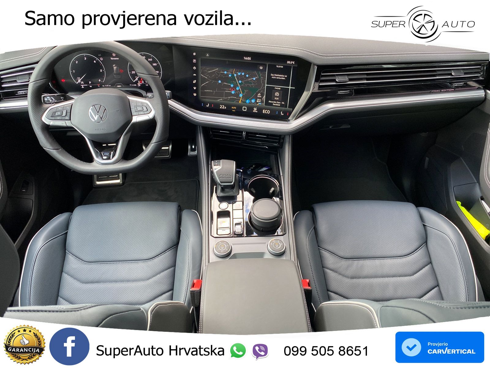 Volkswagen Touareg 3.0 V6 TDI (286 KS) 4MOTION Tiptronic ZRAČNI+ACC+GR SJED+KAM+PANO