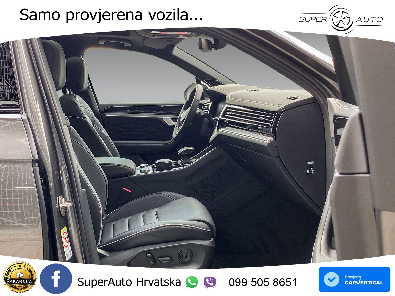 Volkswagen Touareg 3.0 V6 TDI (286 KS) 4MOTION Tiptronic ZRAČNI+ACC+GR SJED+KAM+PANO