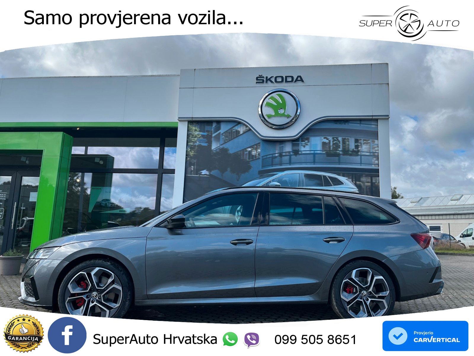 Škoda Octavia Combi RS 2.0 TSI (245 KS) DSG LED+GR SJED+ACC