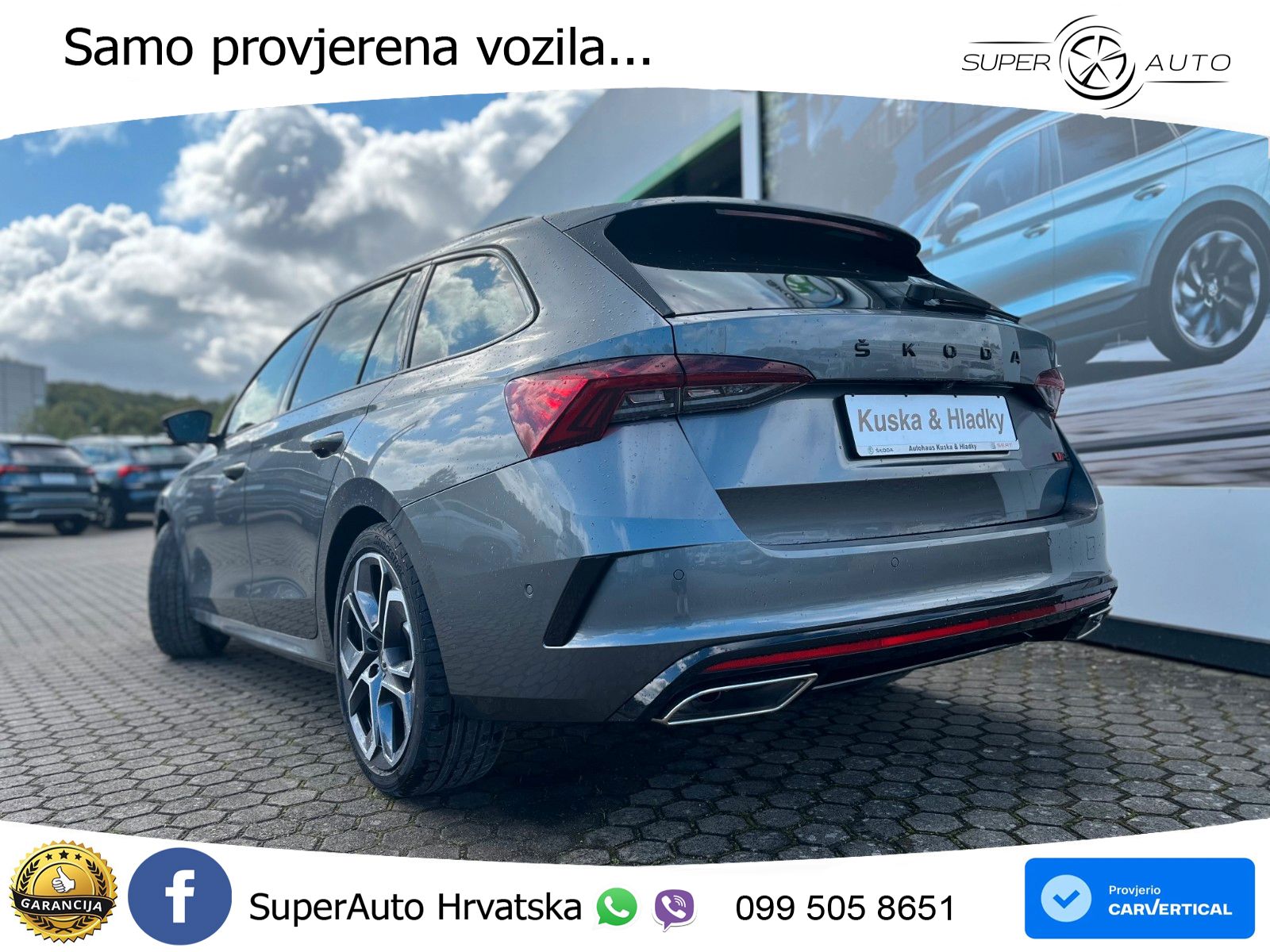 Škoda Octavia Combi RS 2.0 TSI (245 KS) DSG LED+GR SJED+ACC