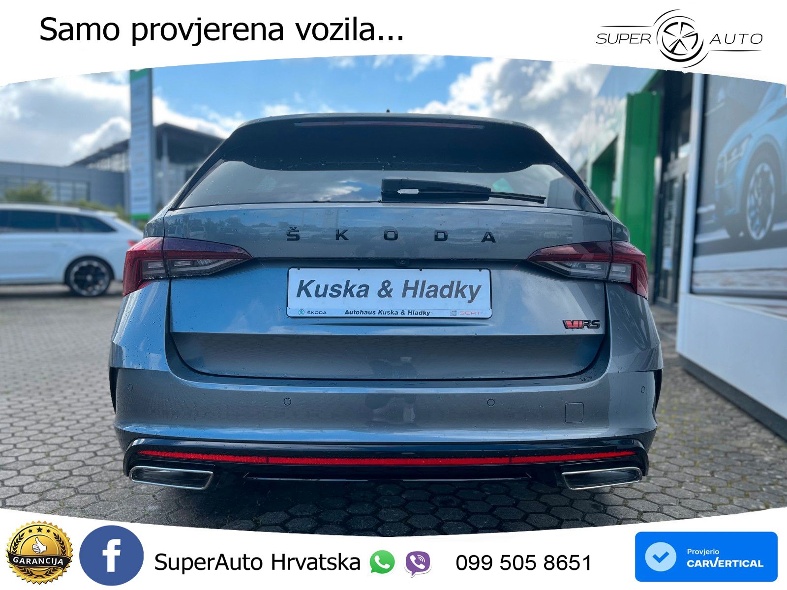 Škoda Octavia Combi RS 2.0 TSI (245 KS) DSG LED+GR SJED+ACC