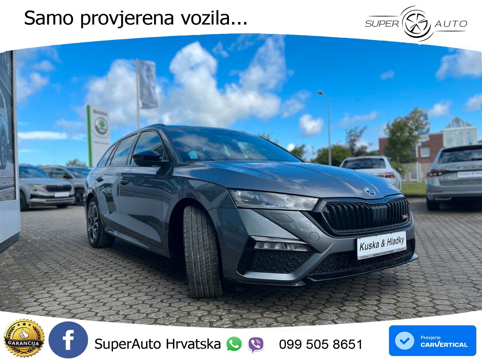 Škoda Octavia Combi RS 2.0 TSI (245 KS) DSG LED+GR SJED+ACC