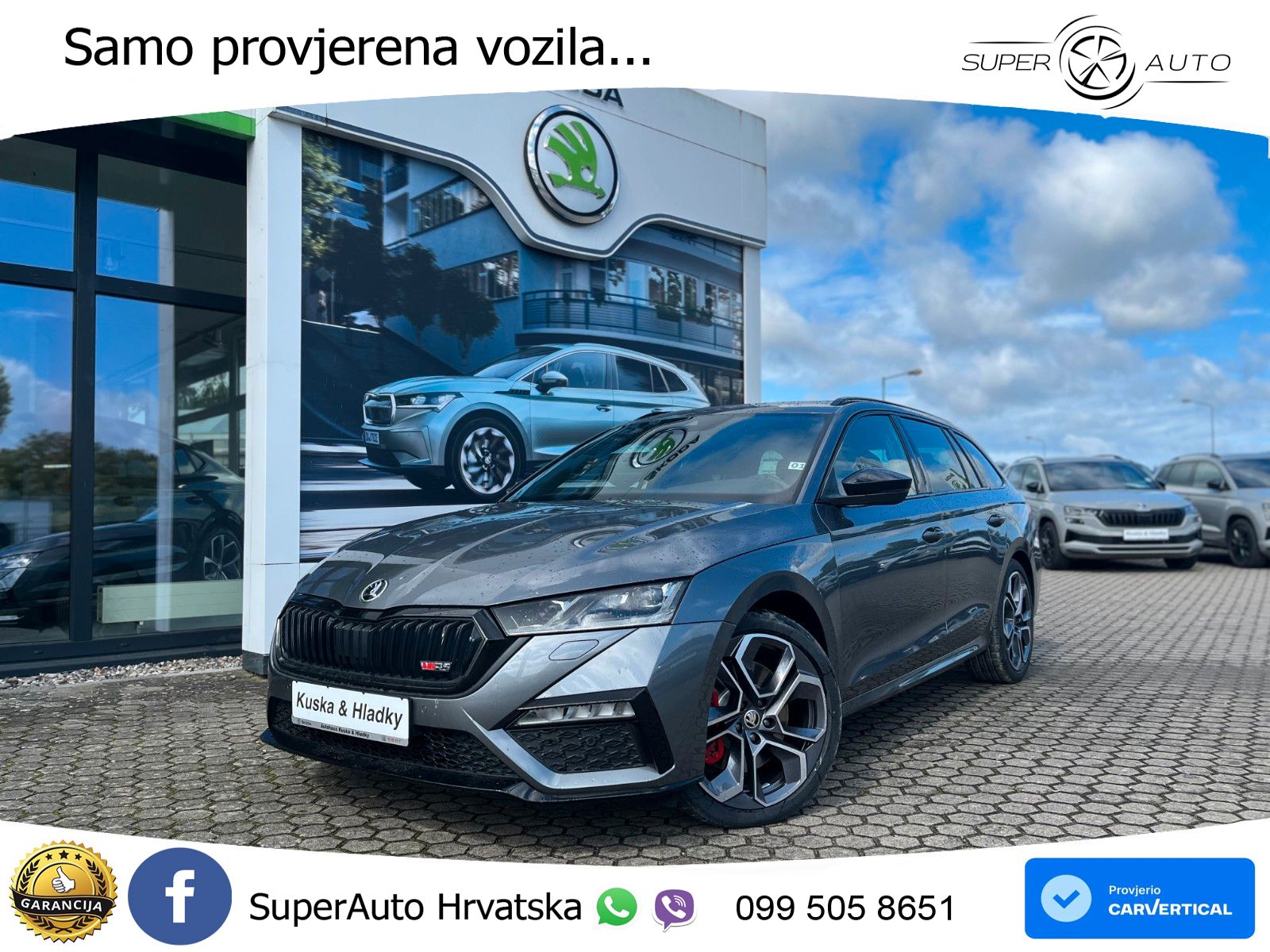 Škoda Octavia Combi RS 2.0 TSI (245 KS) DSG LED+GR SJED+ACC