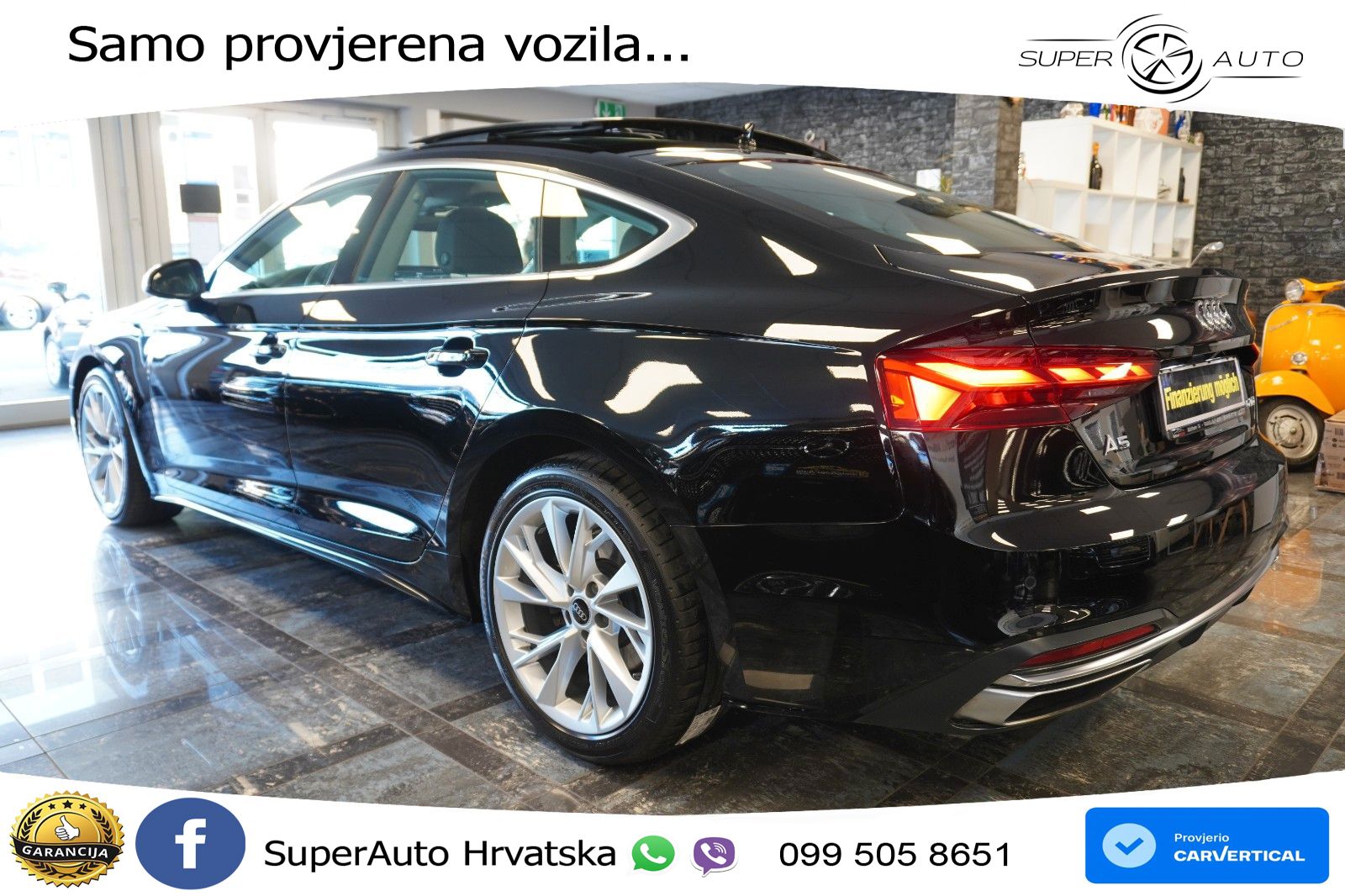 Audi A5 Sportback 40 TDI (204 KS) S tronic advanced LED+GR SJED+ACC