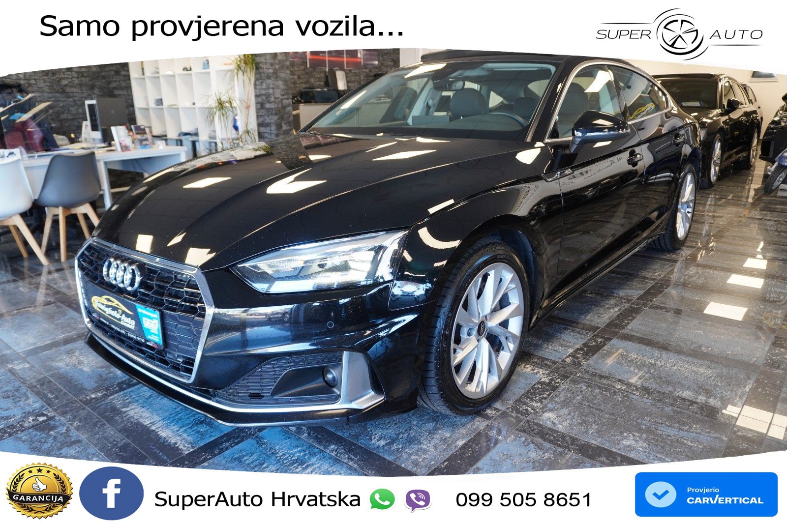 Audi A5 Sportback 40 TDI (204 KS) S tronic advanced LED+GR SJED+ACC