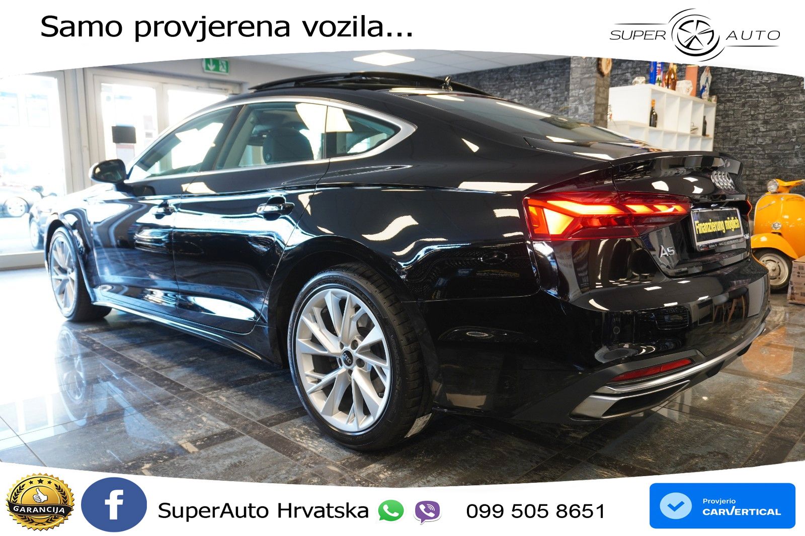 Audi A5 Sportback 40 TDI (204 KS) S tronic advanced LED+GR SJED+ACC