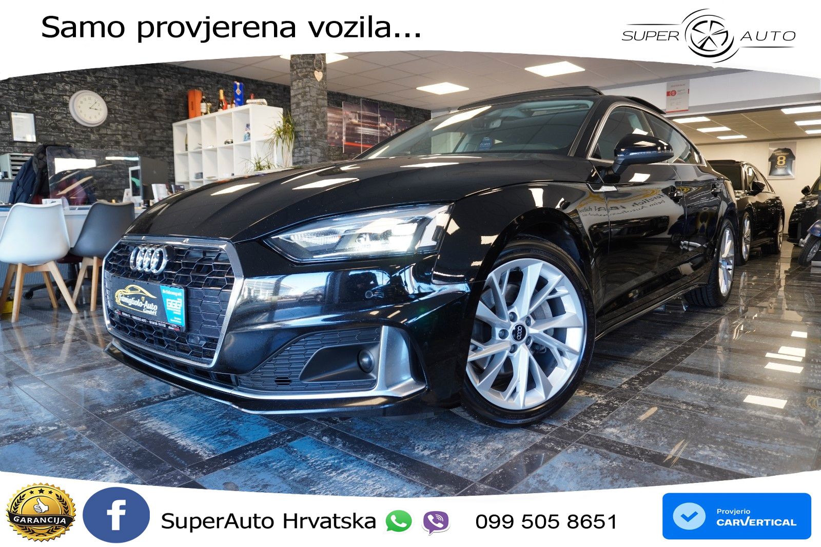 Audi A5 Sportback 40 TDI (204 KS) S tronic advanced LED+GR SJED+ACC