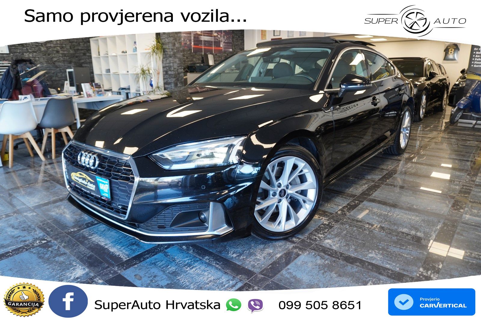 Audi A5 Sportback 40 TDI (204 KS) S tronic advanced LED+GR SJED+ACC