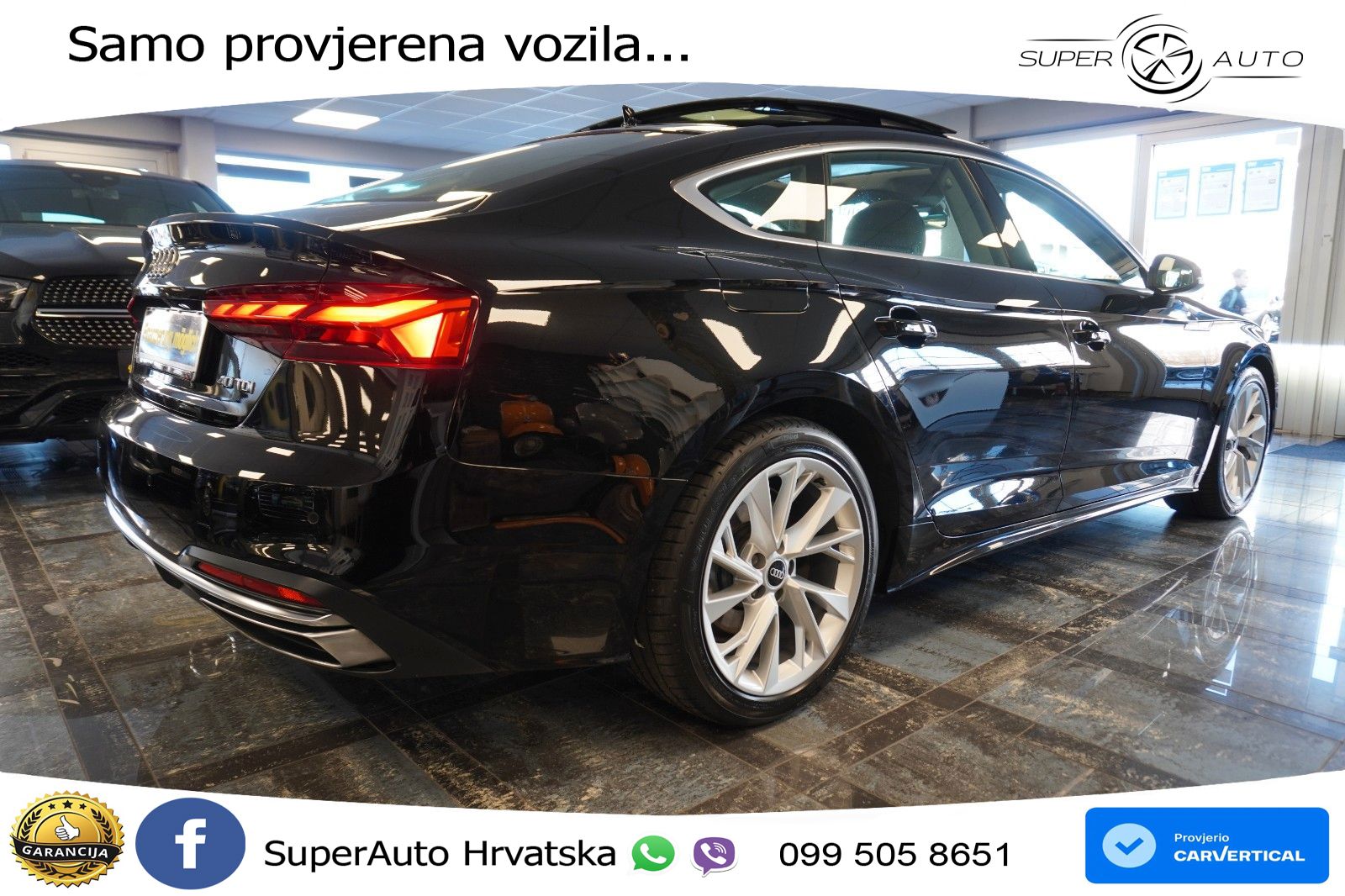 Audi A5 Sportback 40 TDI (204 KS) S tronic advanced LED+GR SJED+ACC