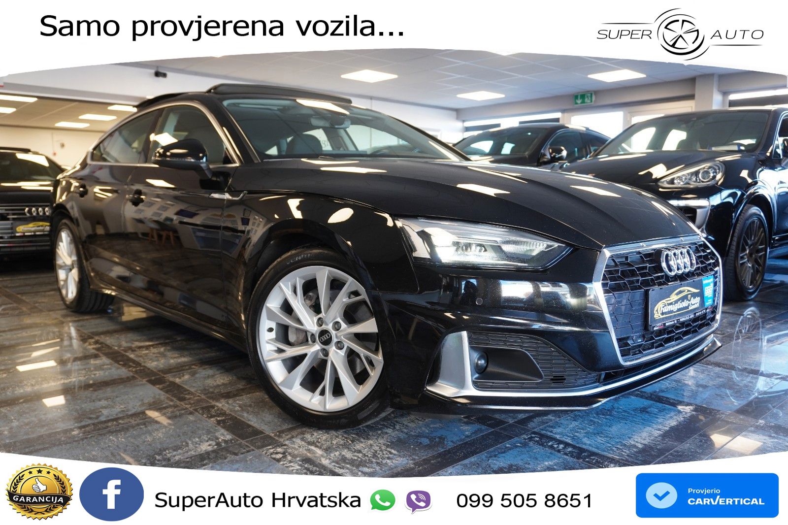 Audi A5 Sportback 40 TDI (204 KS) S tronic advanced LED+GR SJED+ACC