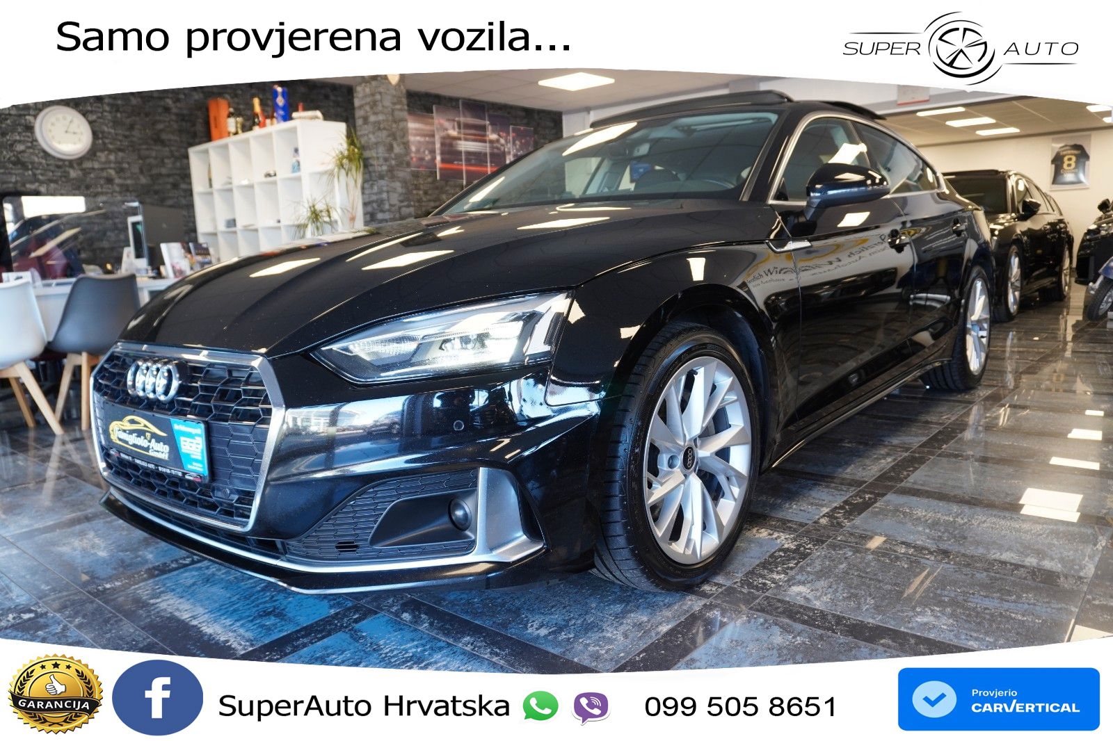 Audi A5 Sportback 40 TDI (204 KS) S tronic advanced LED+GR SJED+ACC
