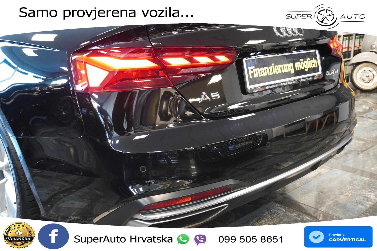 Audi A5 Sportback 40 TDI (204 KS) S tronic advanced LED+GR SJED+ACC