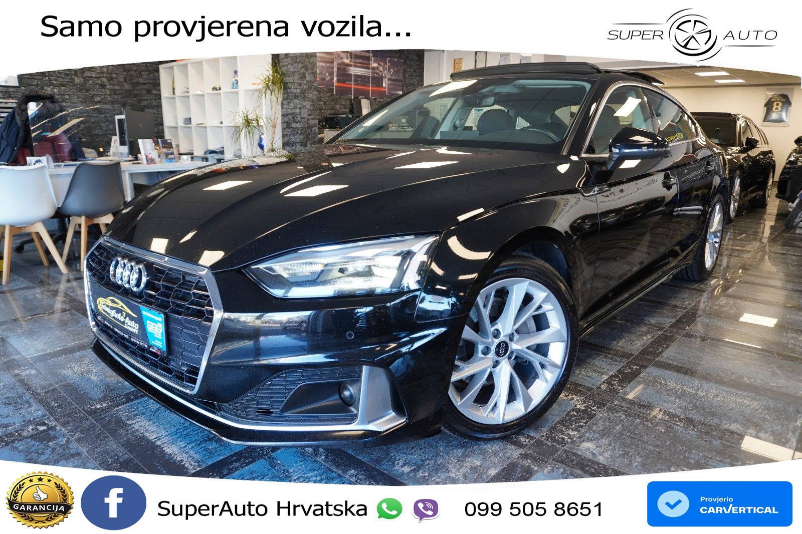 Audi A5 Sportback 40 TDI (204 KS) S tronic advanced LED+GR SJED+ACC