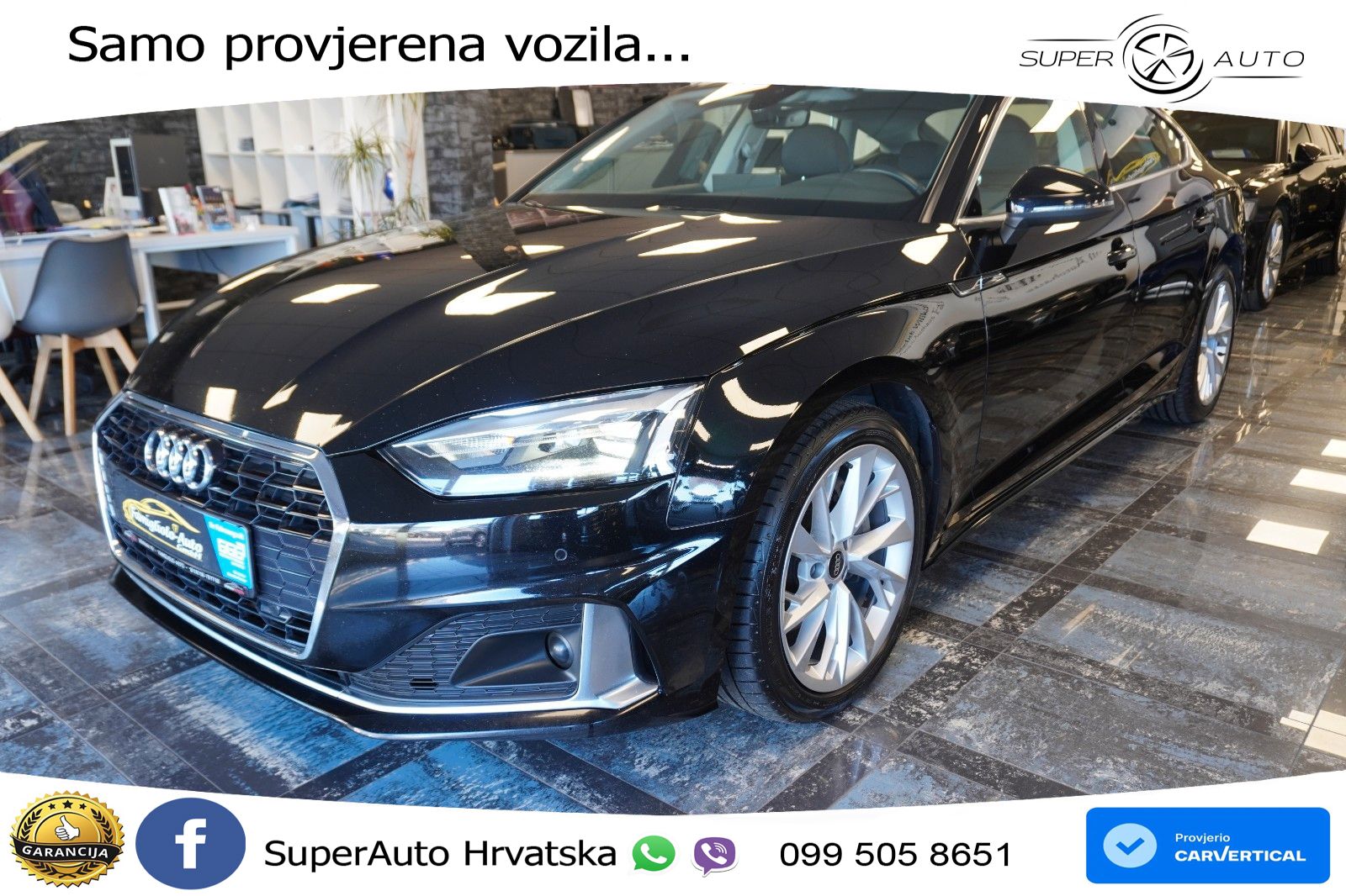 Audi A5 Sportback 40 TDI (204 KS) S tronic advanced LED+GR SJED+ACC