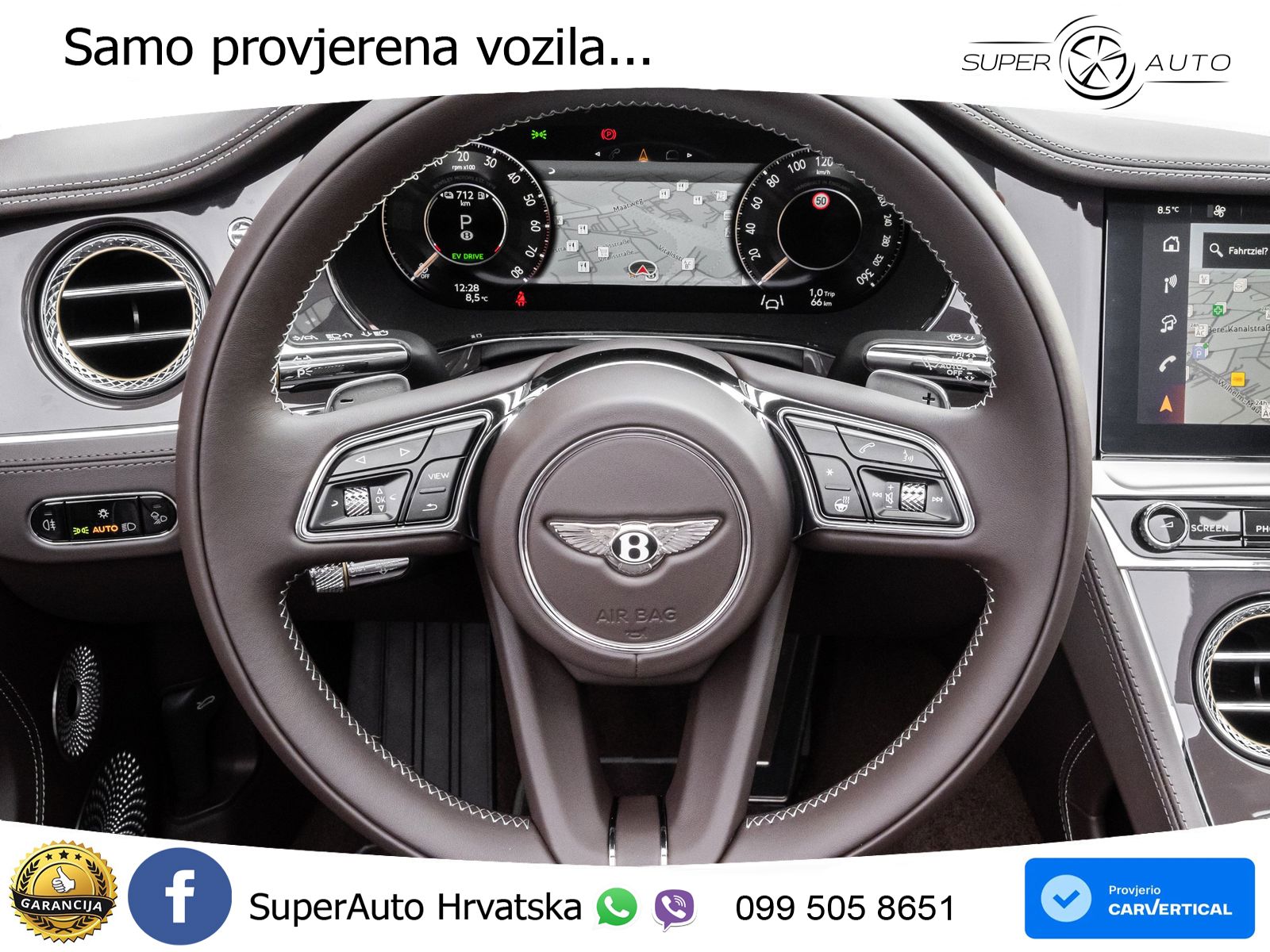 Bentley Continental GTC IV 4.0 V8 TFSi (680 KS) AWD DCT ZRAČNI+ACC+GR SJED+KAM