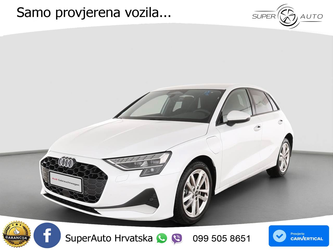 Audi A3 Sportback 40 TFSI e (204 KS) Plug-in Hybrid S tronic advanced LED+GR SJED+ACC