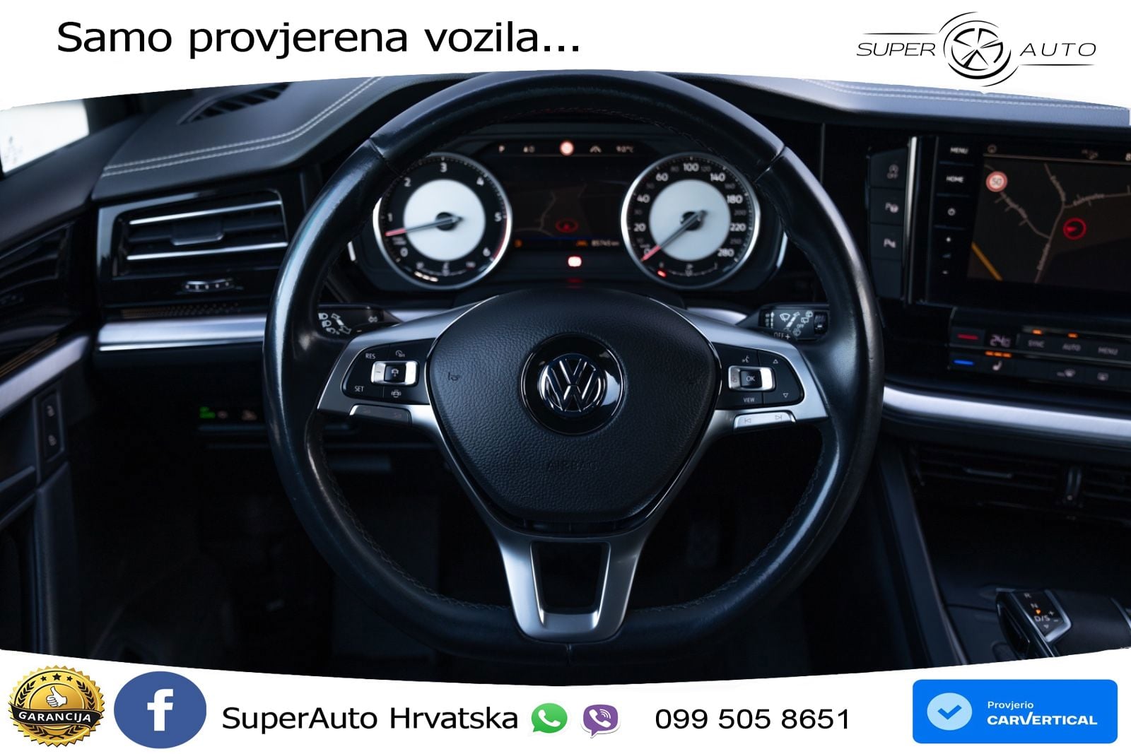 Volkswagen Touareg 3.0 V6 TDI (286 KS) 4MOTION Tiptronic R-Line ZRAČNI+ACC+GR SJED+KAM