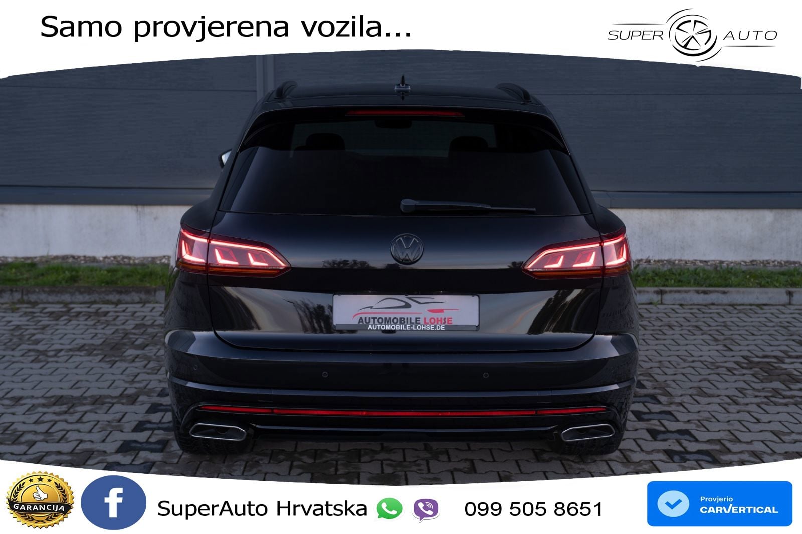 Volkswagen Touareg 3.0 V6 TDI (286 KS) 4MOTION Tiptronic R-Line ZRAČNI+ACC+GR SJED+KAM