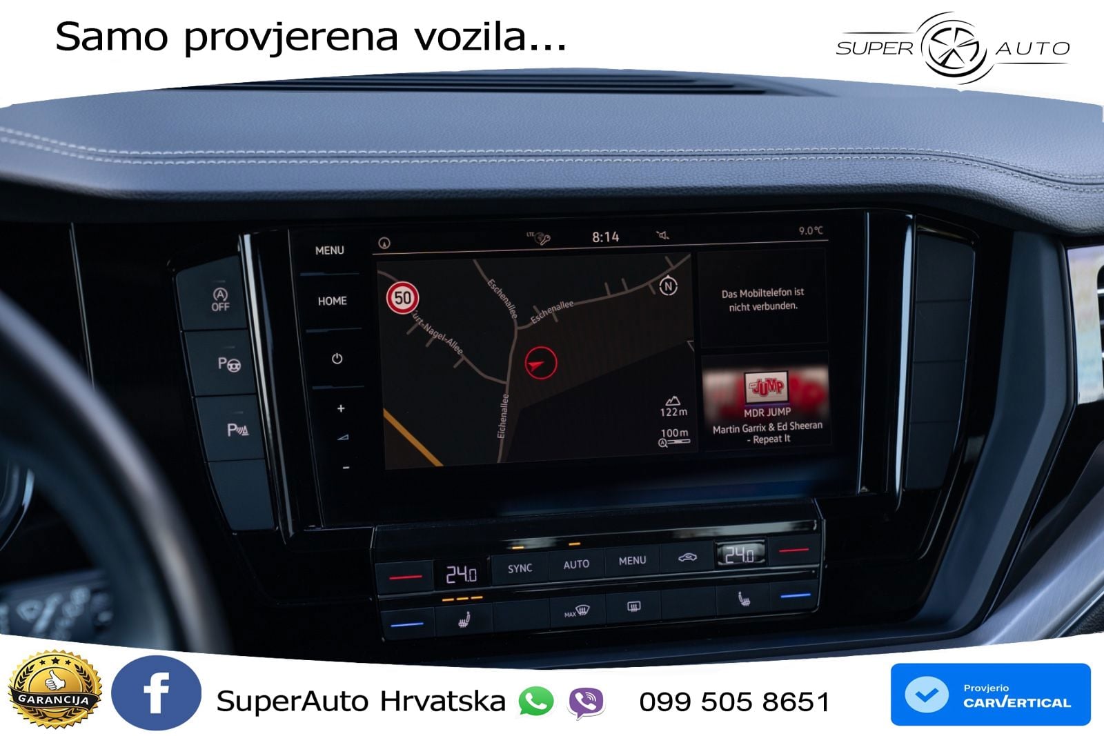 Volkswagen Touareg 3.0 V6 TDI (286 KS) 4MOTION Tiptronic R-Line ZRAČNI+ACC+GR SJED+KAM