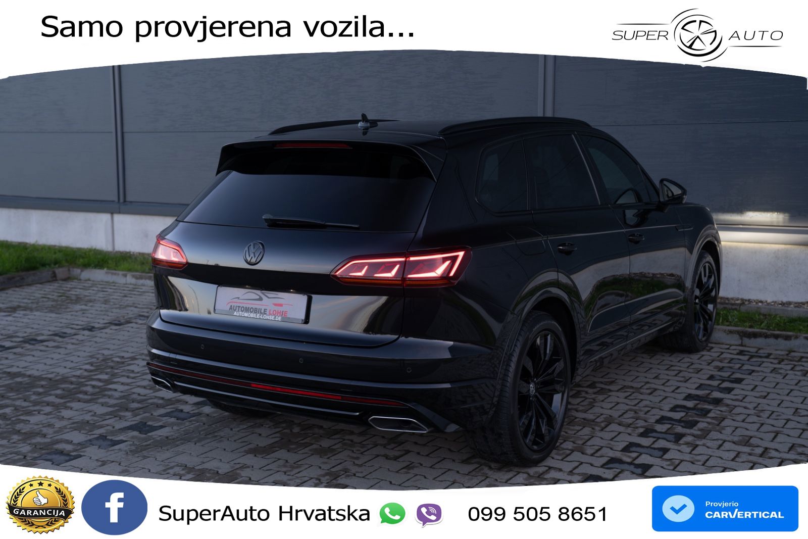 Volkswagen Touareg 3.0 V6 TDI (286 KS) 4MOTION Tiptronic R-Line ZRAČNI+ACC+GR SJED+KAM