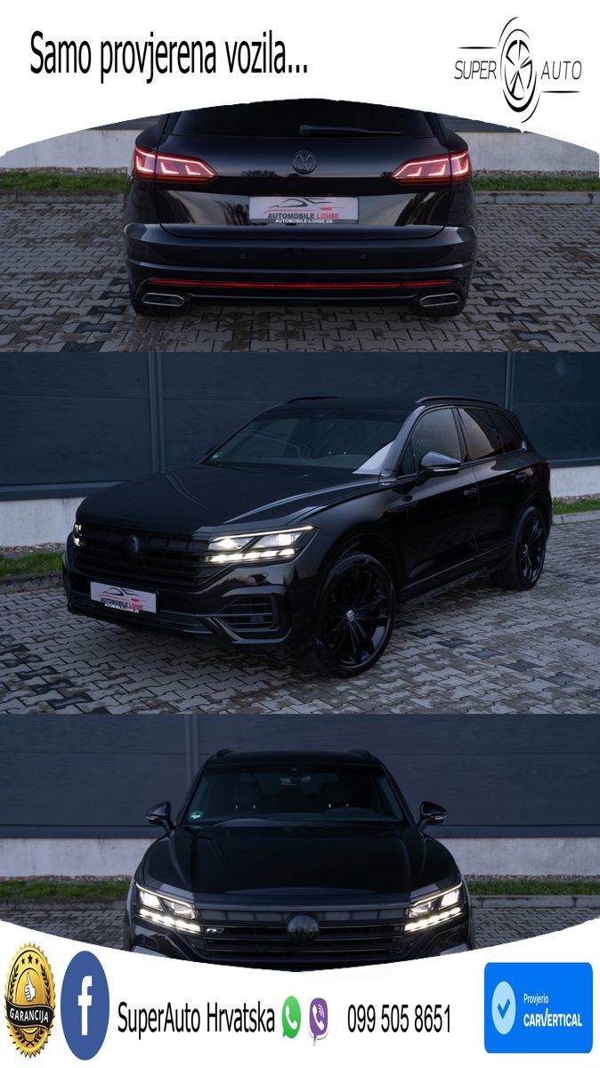 Volkswagen Touareg 3.0 V6 TDI (286 KS) 4MOTION Tiptronic R-Line ZRAČNI+ACC+GR SJED+KAM