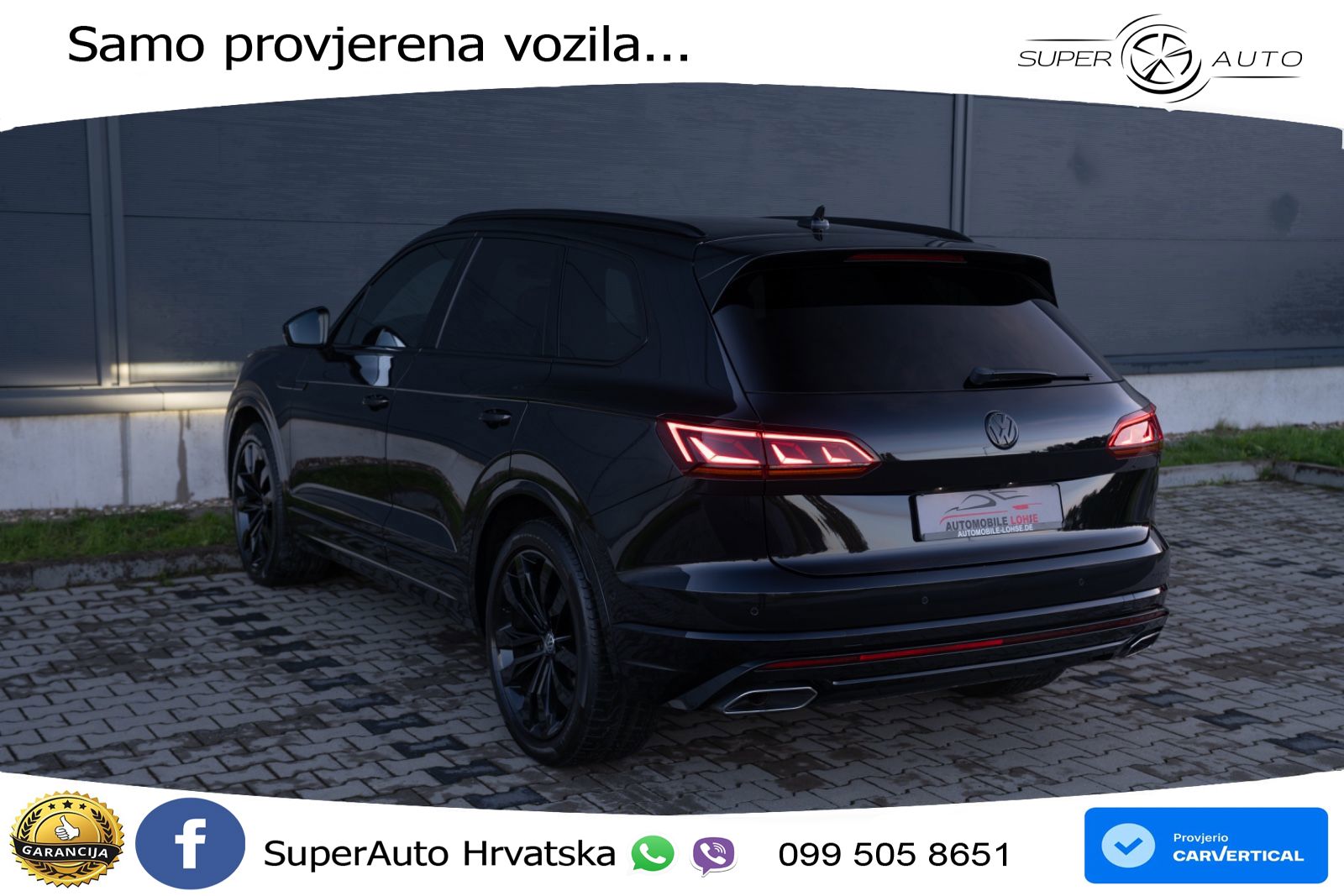 Volkswagen Touareg 3.0 V6 TDI (286 KS) 4MOTION Tiptronic R-Line ZRAČNI+ACC+GR SJED+KAM