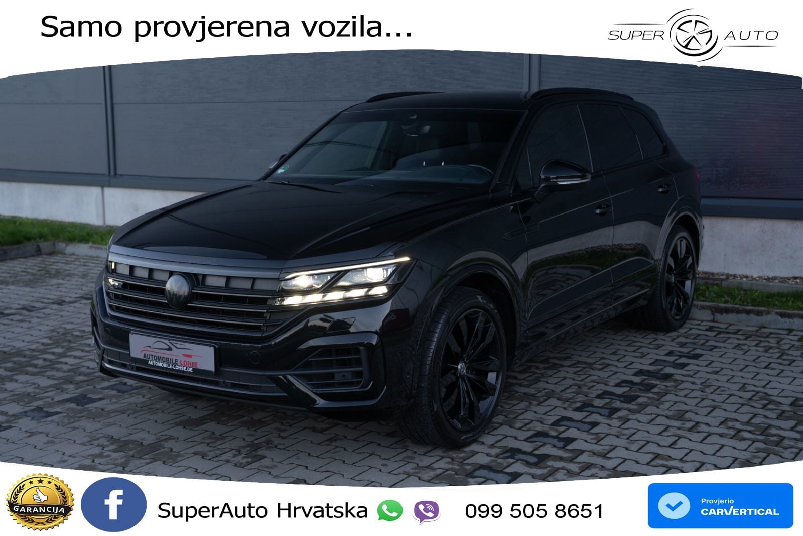 Volkswagen Touareg 3.0 V6 TDI (286 KS) 4MOTION Tiptronic R-Line ZRAČNI+ACC+GR SJED+KAM