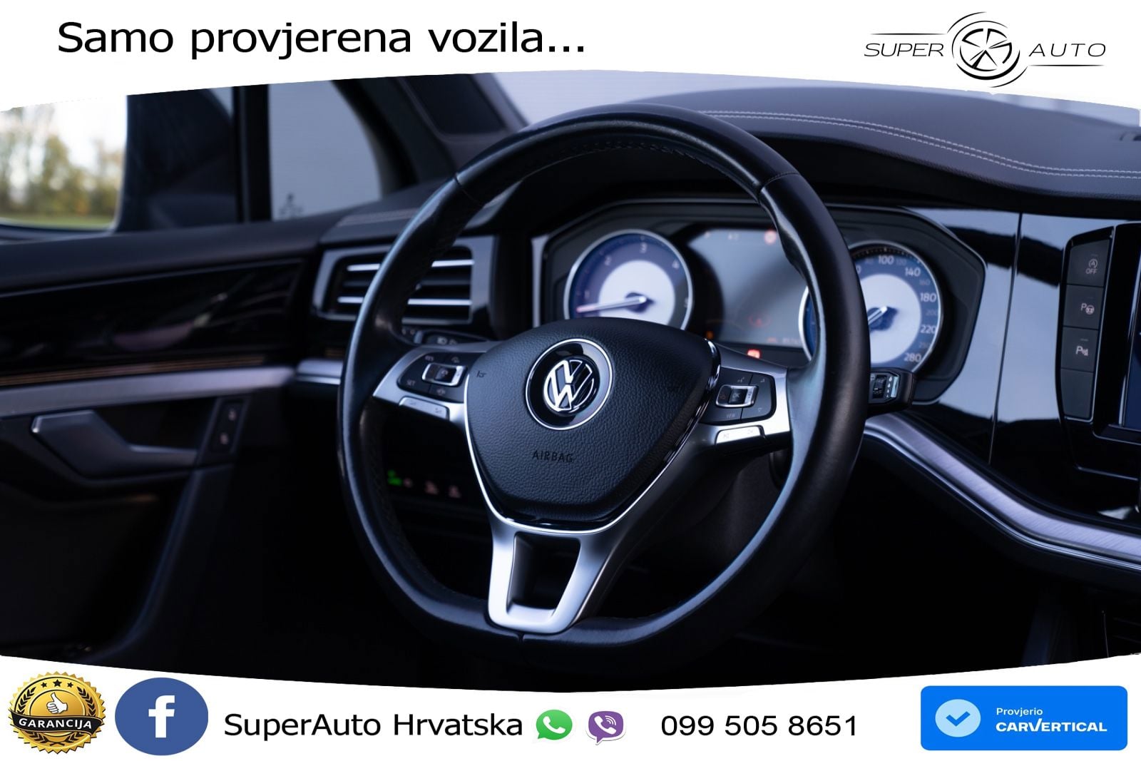 Volkswagen Touareg 3.0 V6 TDI (286 KS) 4MOTION Tiptronic R-Line ZRAČNI+ACC+GR SJED+KAM