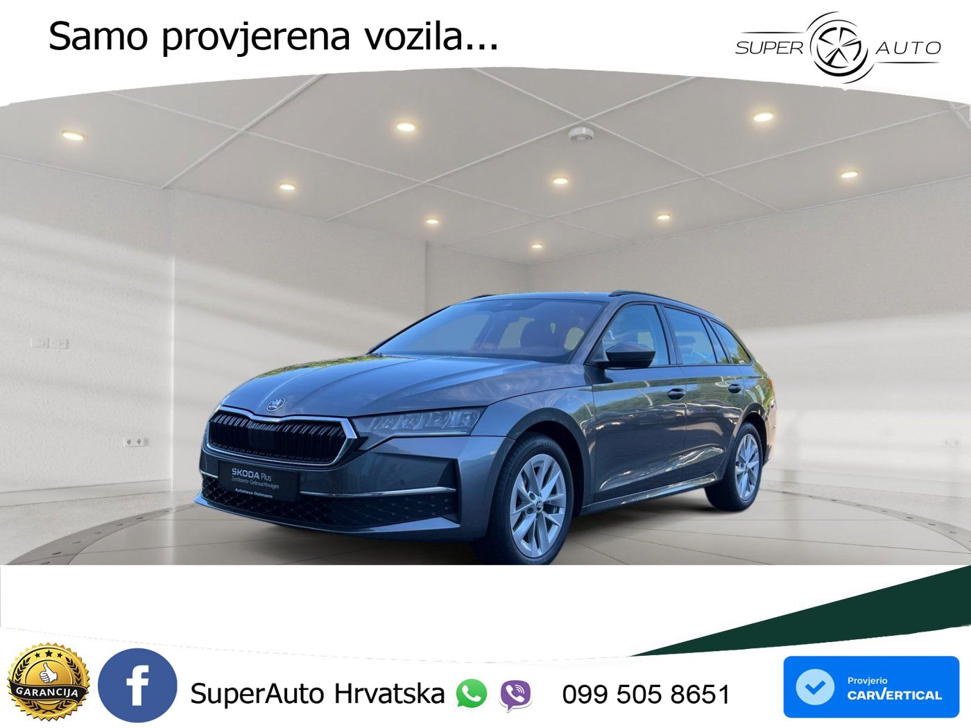 Škoda Octavia Combi 2.0 TDI (150 KS) DSG Selection LED+GR SJED+ACC