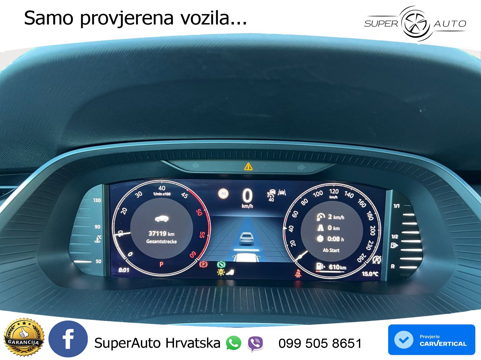 Škoda Octavia Combi 2.0 TDI (150 KS) DSG Selection LED+GR SJED+ACC