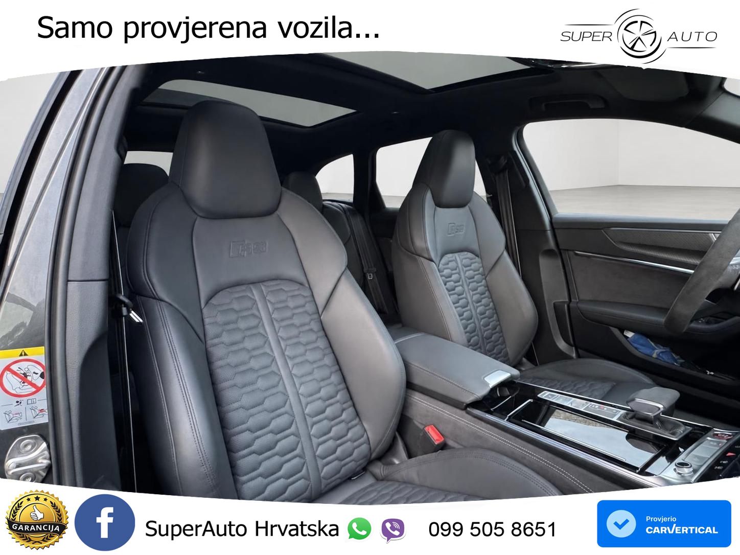 Audi RS6 Avant 4.0 TFSI V8 performance (630 KS)  quattro tiptronic LED+GR SJED+ACC
