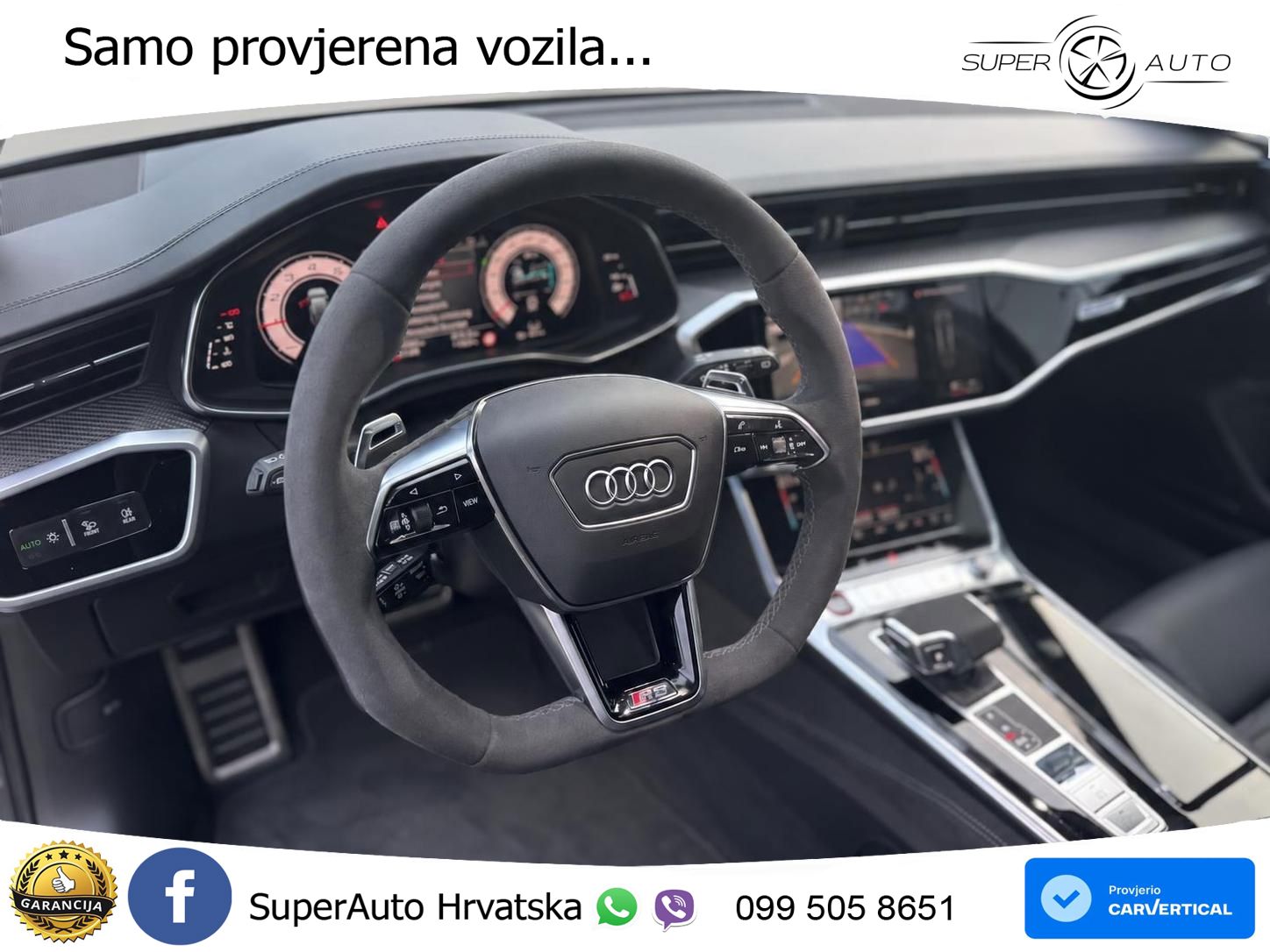 Audi RS6 Avant 4.0 TFSI V8 performance (630 KS)  quattro tiptronic LED+GR SJED+ACC