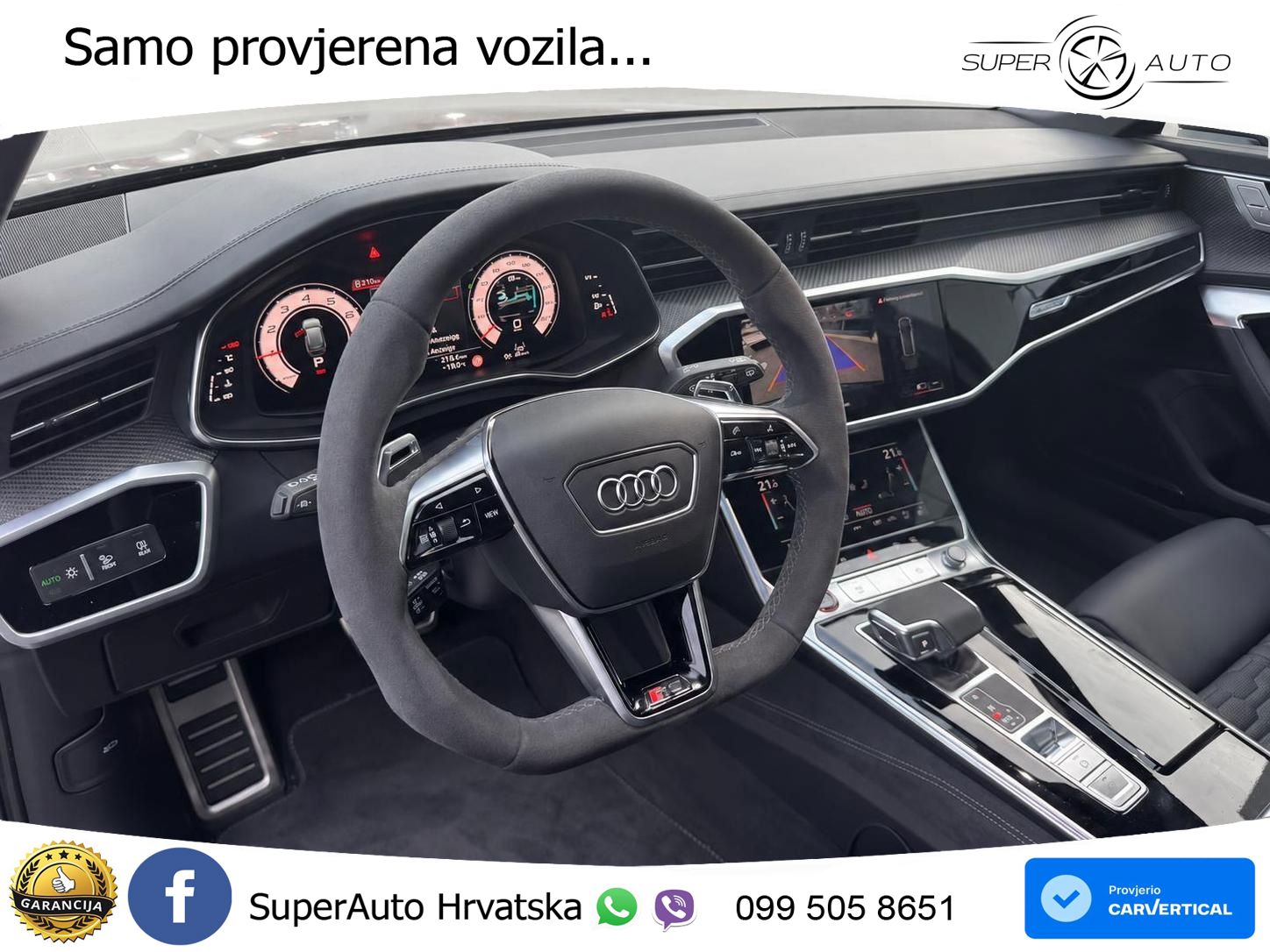 Audi RS6 Avant 4.0 TFSI V8 performance (630 KS)  quattro tiptronic LED+GR SJED+ACC
