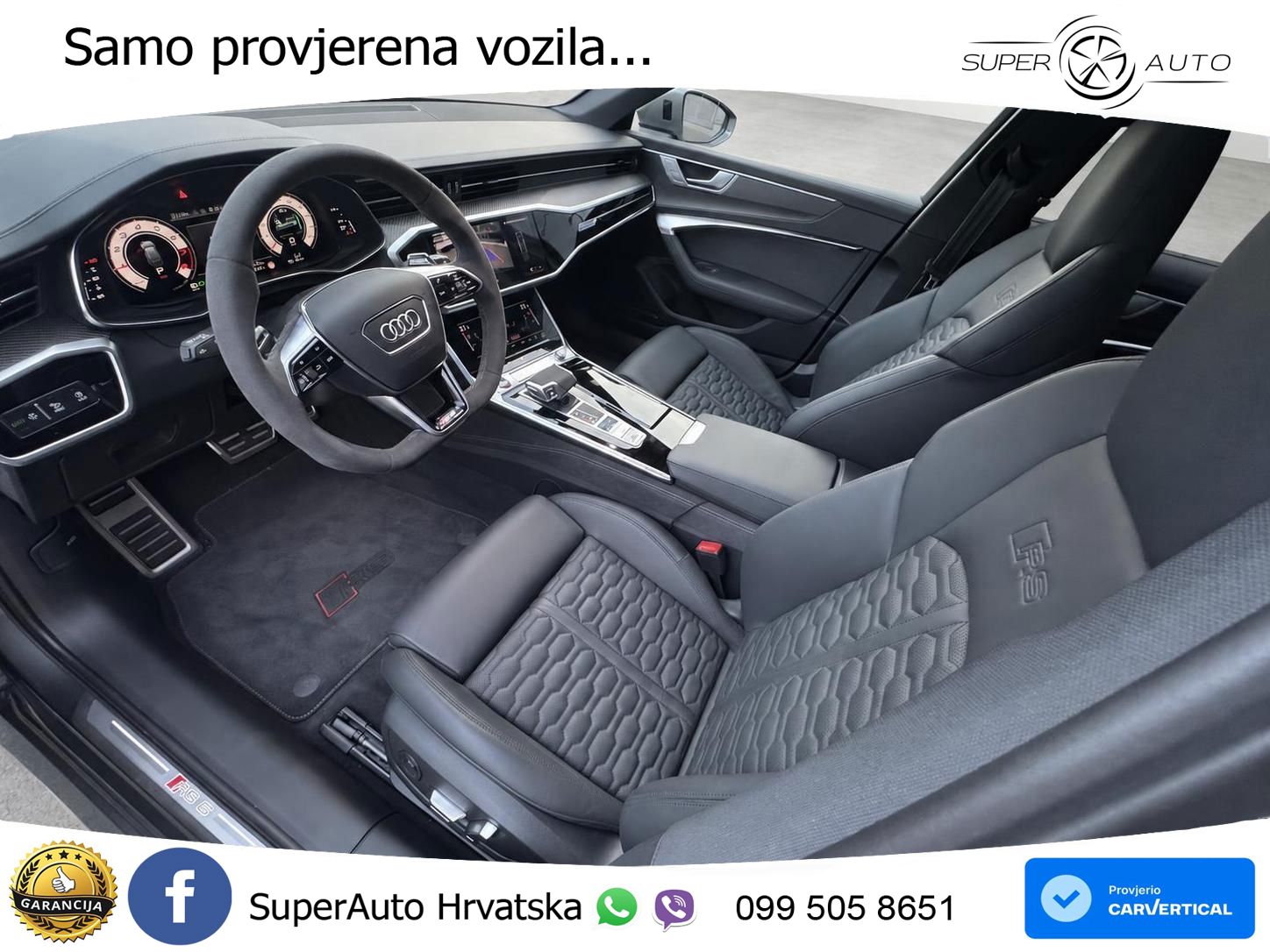 Audi RS6 Avant 4.0 TFSI V8 performance (630 KS)  quattro tiptronic LED+GR SJED+ACC