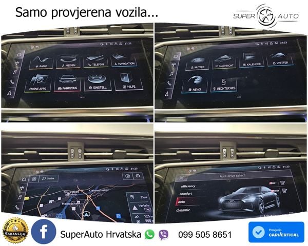 Audi RS7 4.0 TFSI V8 (600 KS) quattro tiptronic ZRAČNI+ACC+GR SJED+KAM+PANO